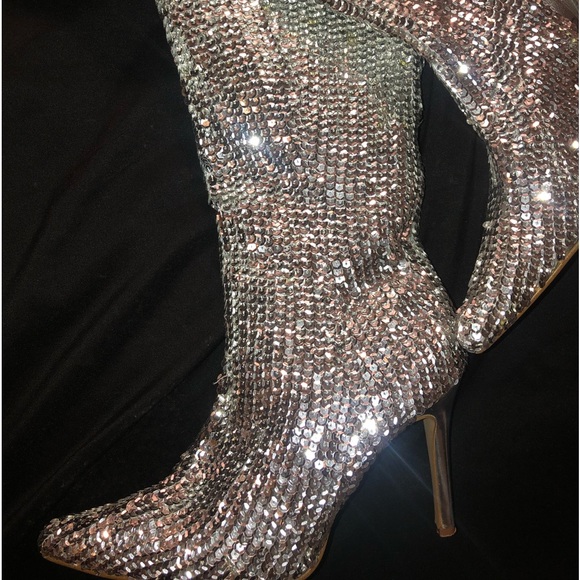 Vintage Sequin Sexy Boot - Picture 3 of 5